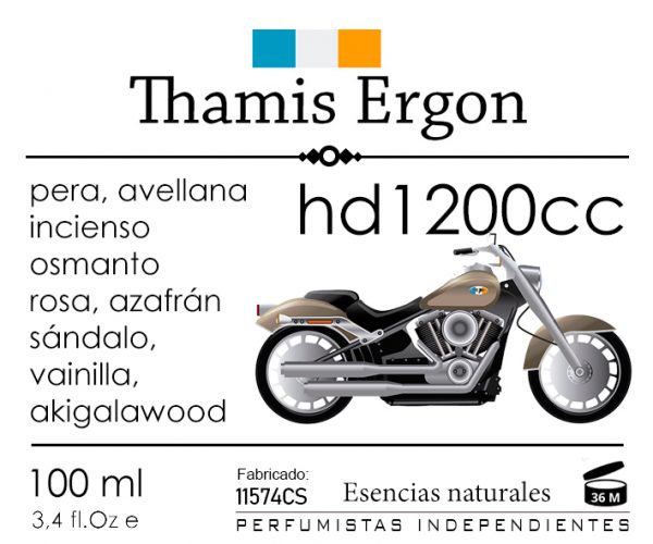 hd1200cc. 100ml. Perfume. Ámbar, amaderado - Imagen 3