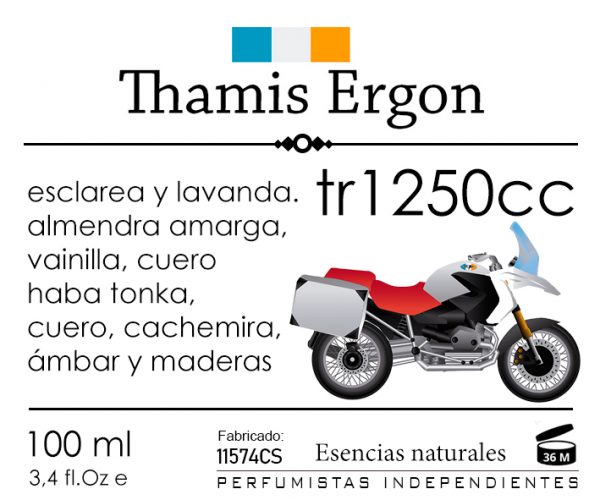 tr1250cc. 100ml. Perfume. Cuero - Imagen 3